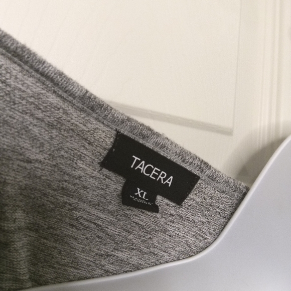 Tacera gray 🩶 pearl patterned midi dress - Picture 4 of 4